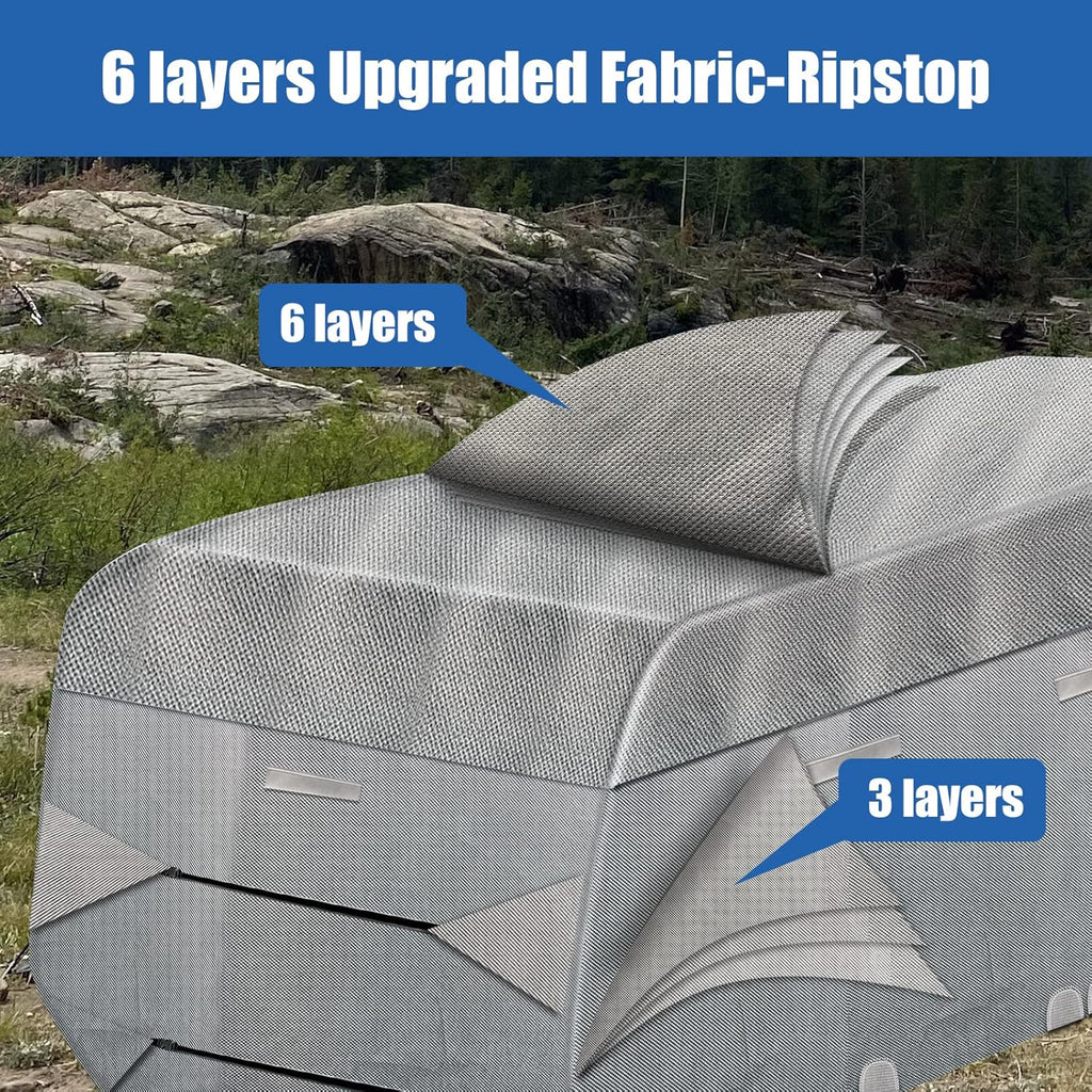 6 Layers Windproof UV Resistant RV Cover 27'1''-30' M7620