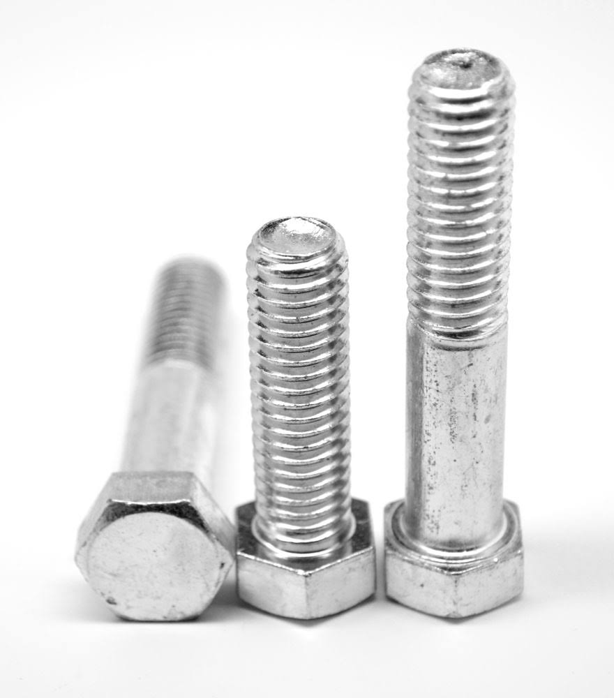 22-18 x 5x22 Fine Thread Grade 5 Hex Cap Screw Medium Carbon Steel Zinc Plated P158