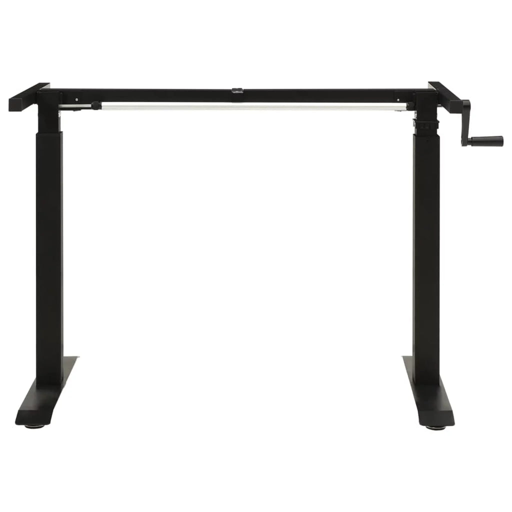 Manual Height Adjustable Standing Desk Frame Black T28881