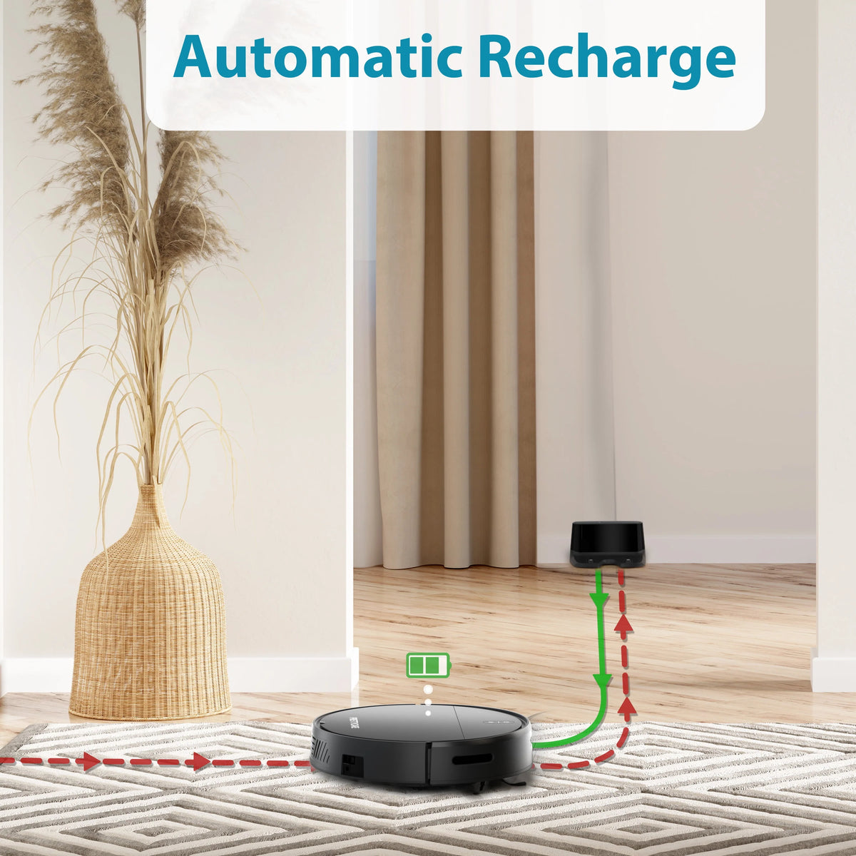 Robot Vacuum Cleaner with 2800Pa J748