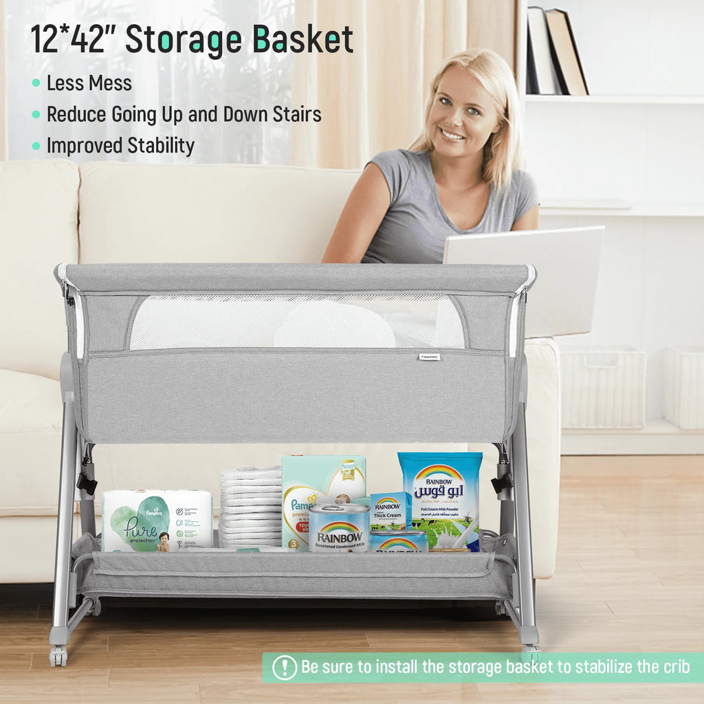 Bassinet with Storage Basket F1675