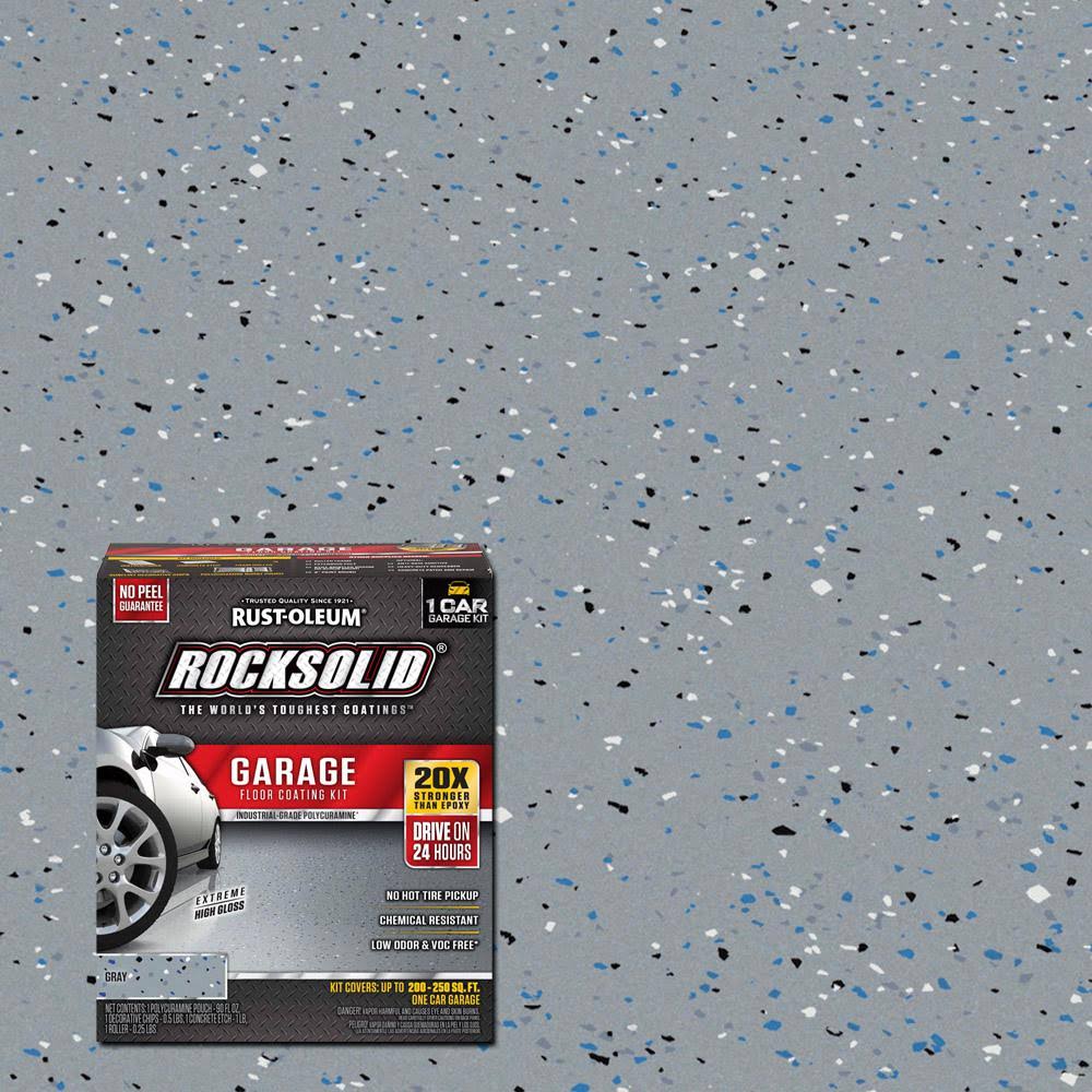 76 oz. Gray Polycuramine Garage Floor Kit (2 Pack) B156