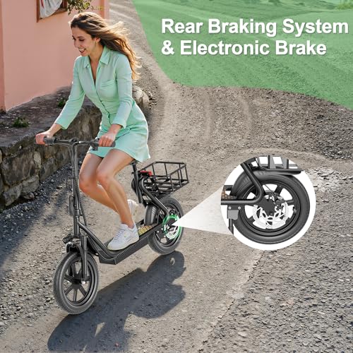 Electric Scooter with Back Basket Z17893