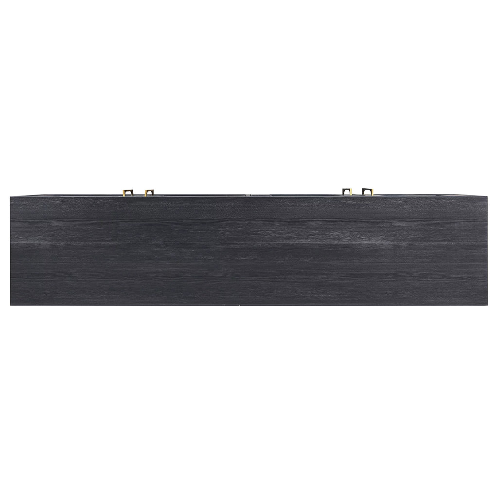 Charcoal Gray Rectangular TV Stand B600