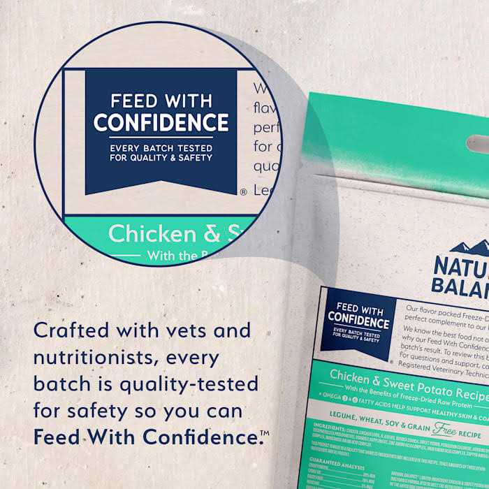 Freeze Dried Chicken & Sweet Potato Dog Food N2654