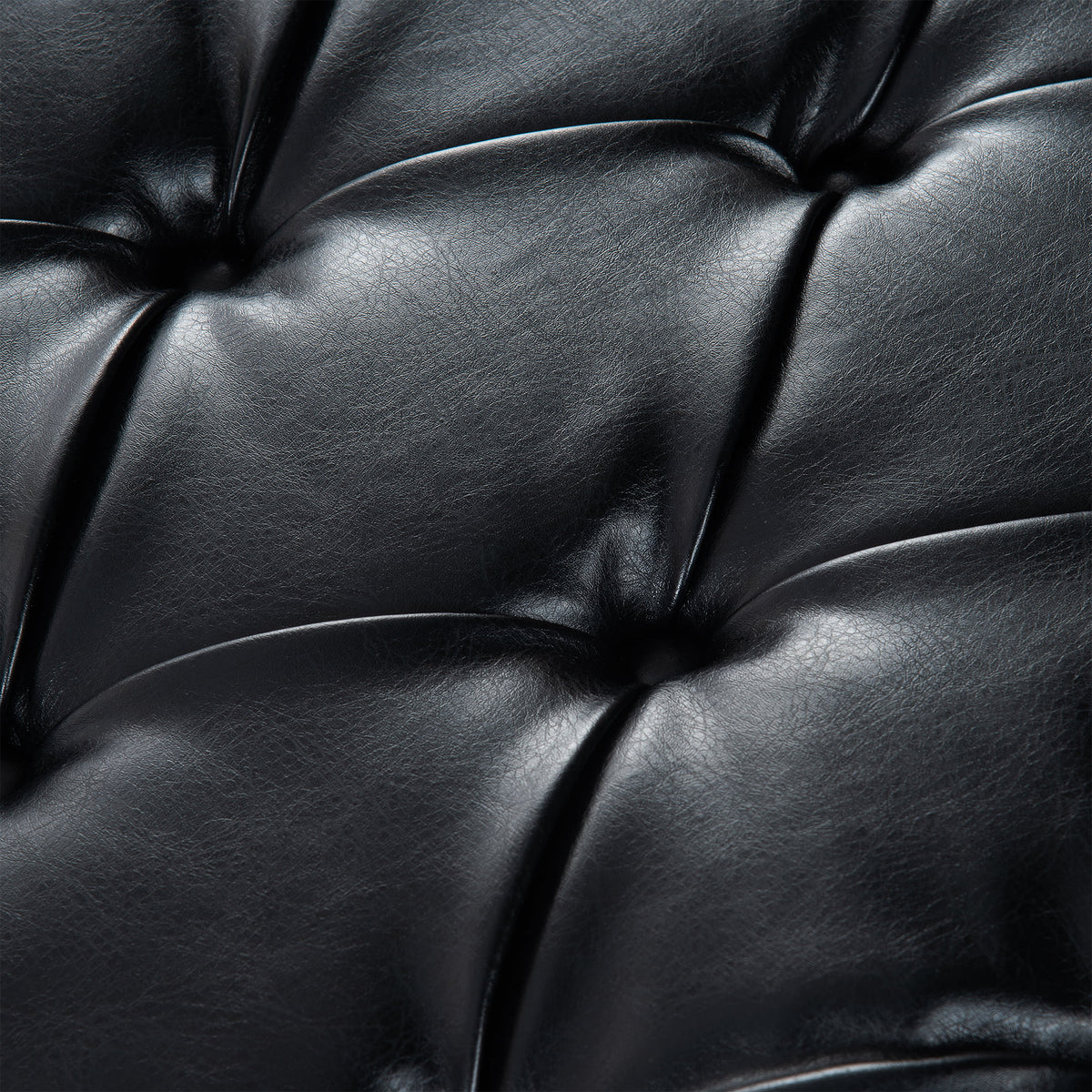 Faux Leather Button Tufted Chaise Lounge N361736