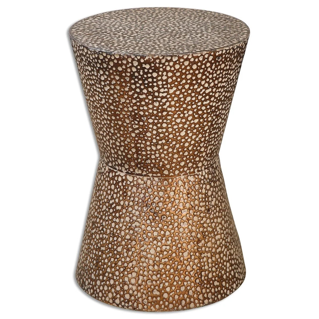 19.88 inch Drum Shaped Accent Table I92053