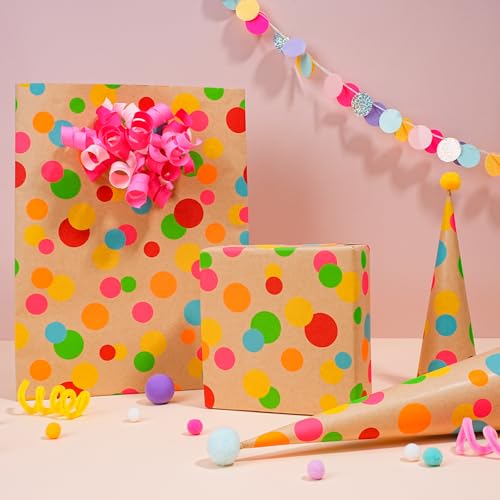 Kraft Wrapping Paper Roll 17 inch X 33 feet E441