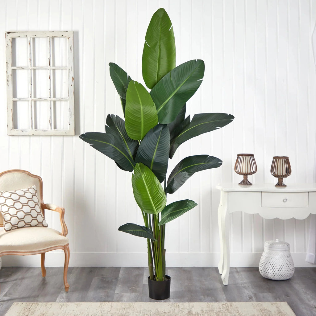 84" Green Polyester Blend Palm L4237
