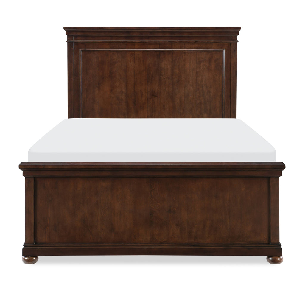Full Panel Bed Warm Cherry N142