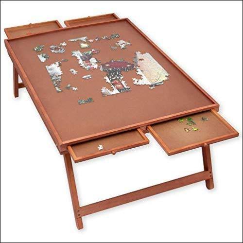Wooden Puzzle Plateau Lounger with Cover V961