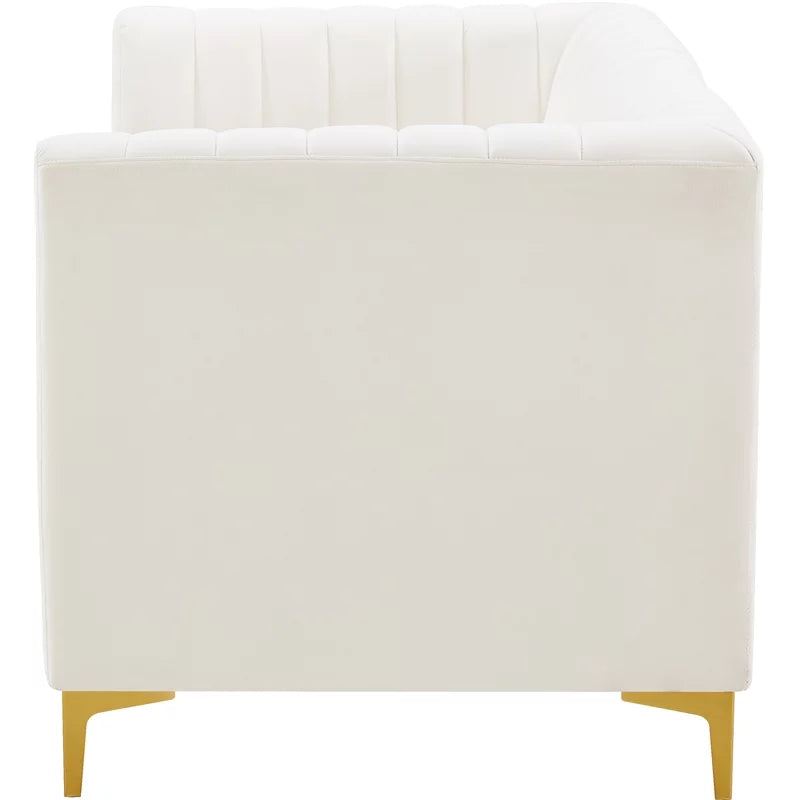 Cream Velvet Modular Sofa T70464