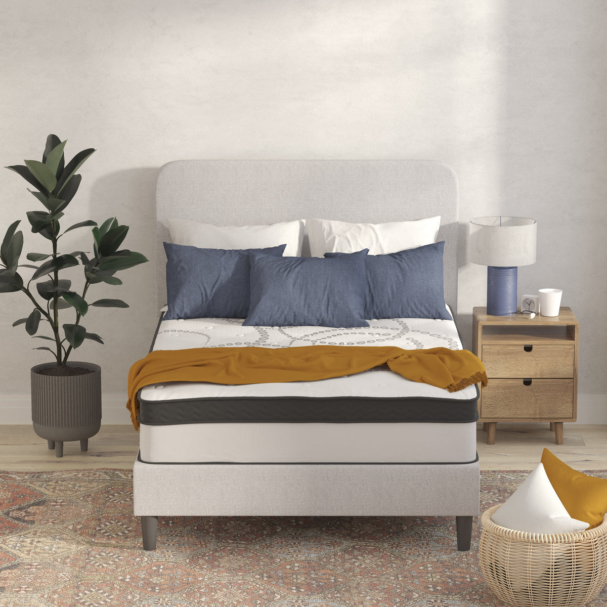 12 Inch CertiPUR-US Certified Hybrid Pocket Spring Mattress F638