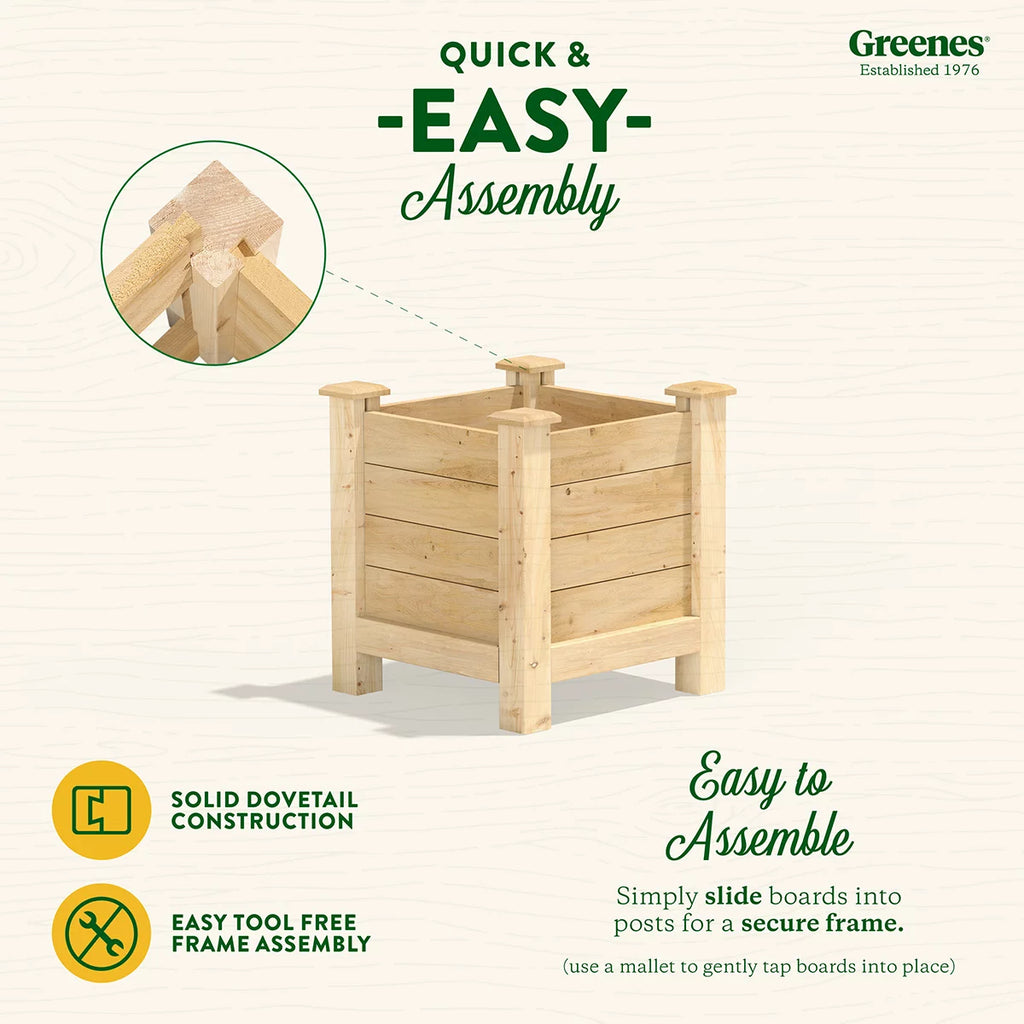 Cedar Elevated Planter F156