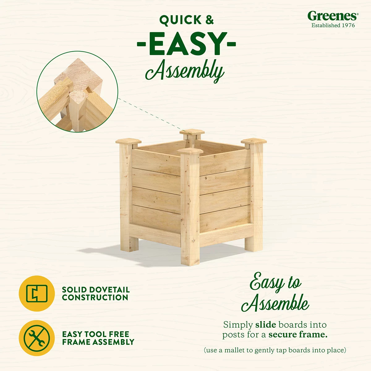 Cedar Elevated Planter F156