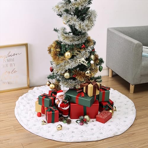 Knitted Christmas Tree Skirt 48 inches F89983