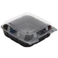 Black and Clear Hinged Take-Out Container 200/Case U664330