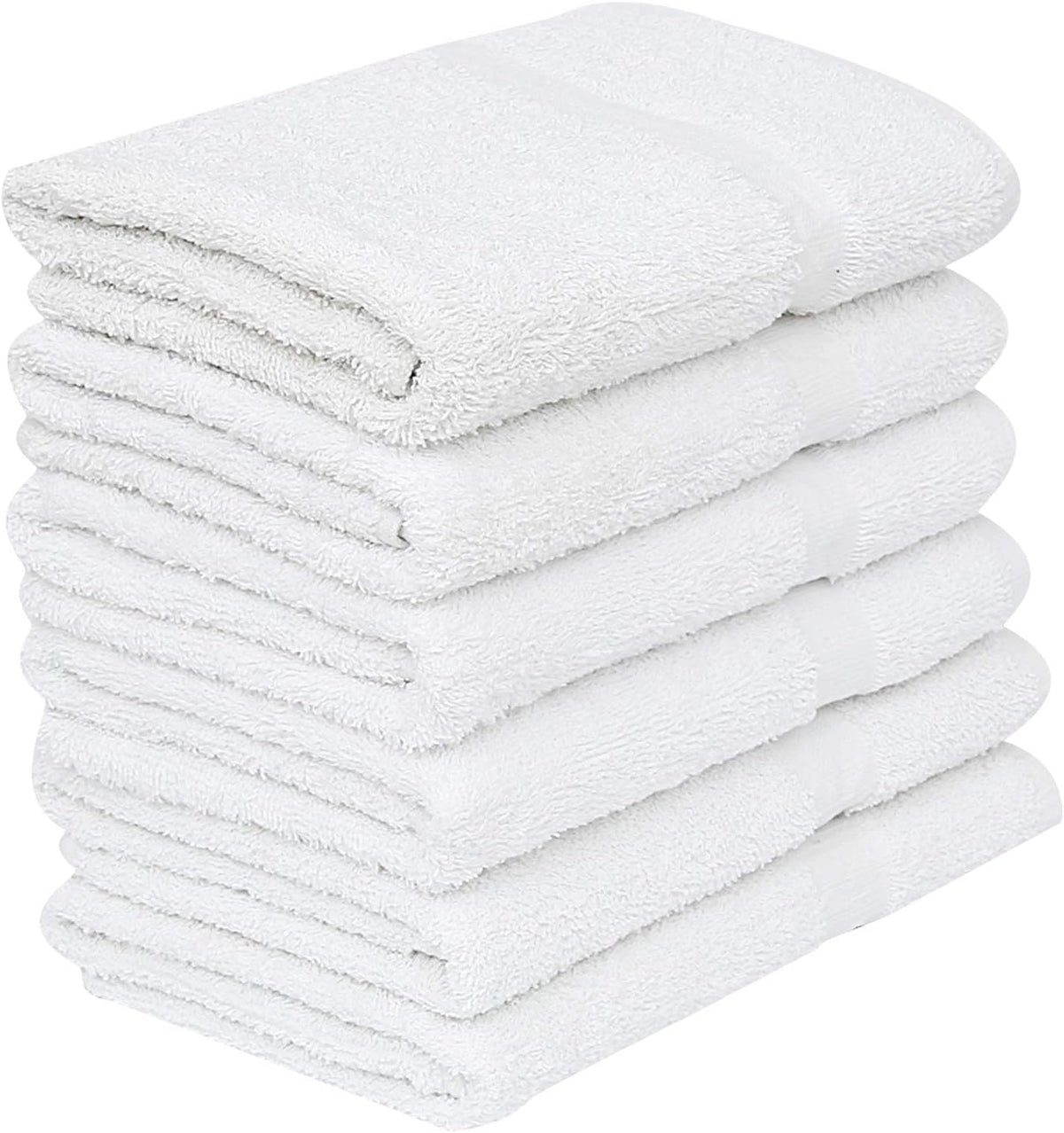 120 Pcs White Cotton Blend Bath Towel 24x48 Inch B578405