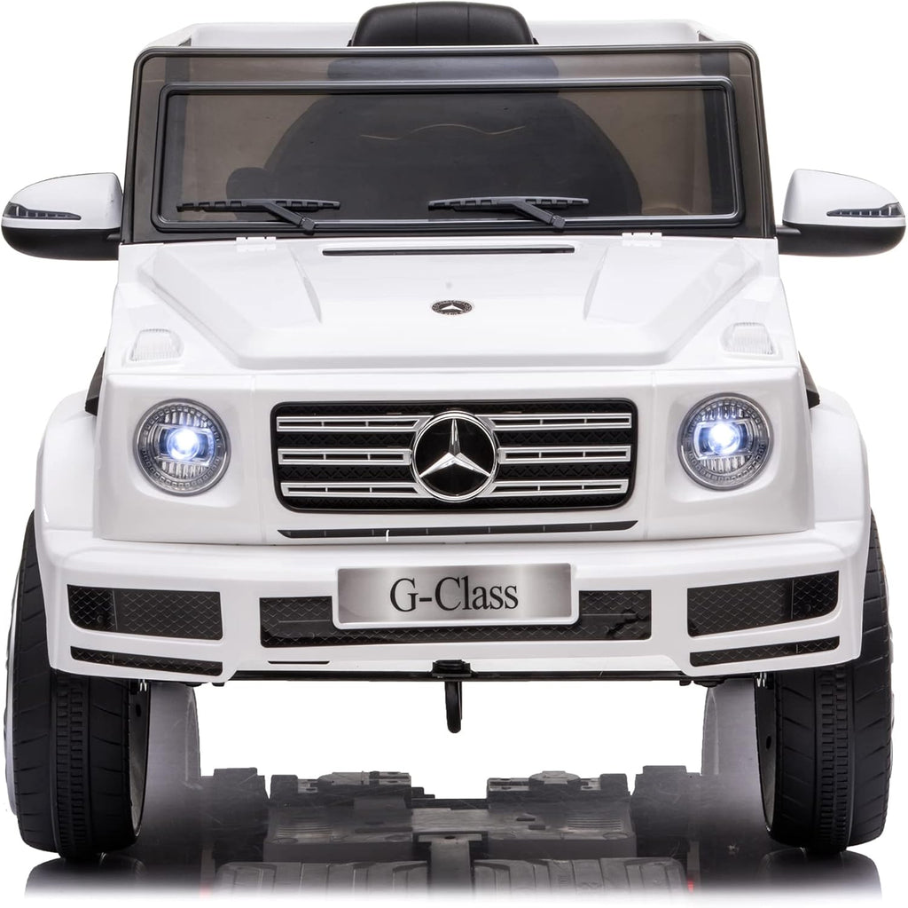 12V Kids Ride On Car with Remote Control, Music, Horn & LED Lights, Black H818