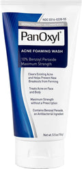 Benzoyl Peroxide Acne Foaming Face Wash 5.5oz 3-Pack K5885