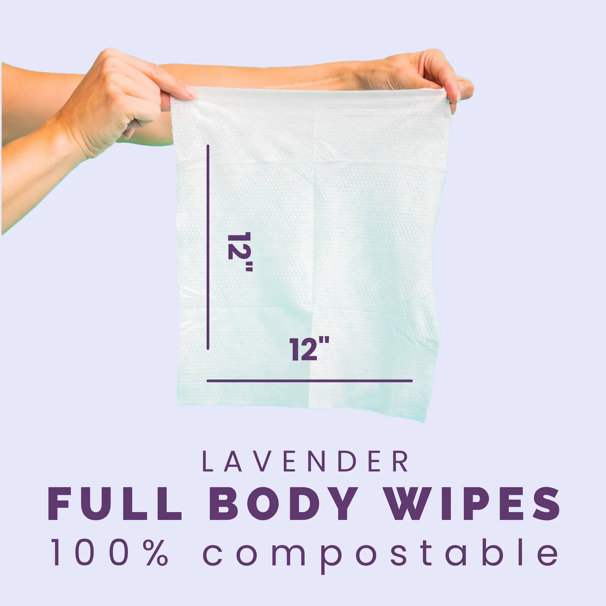 Lavender Body Wipe 20 Count 2 Pack T107447
