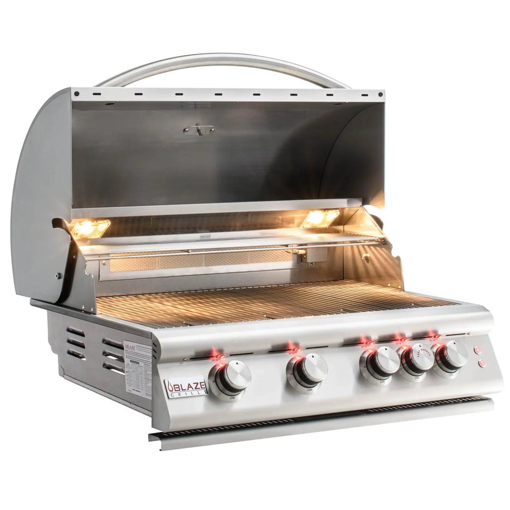 32 Built-In Natural Gas Grill with Lights B83463
