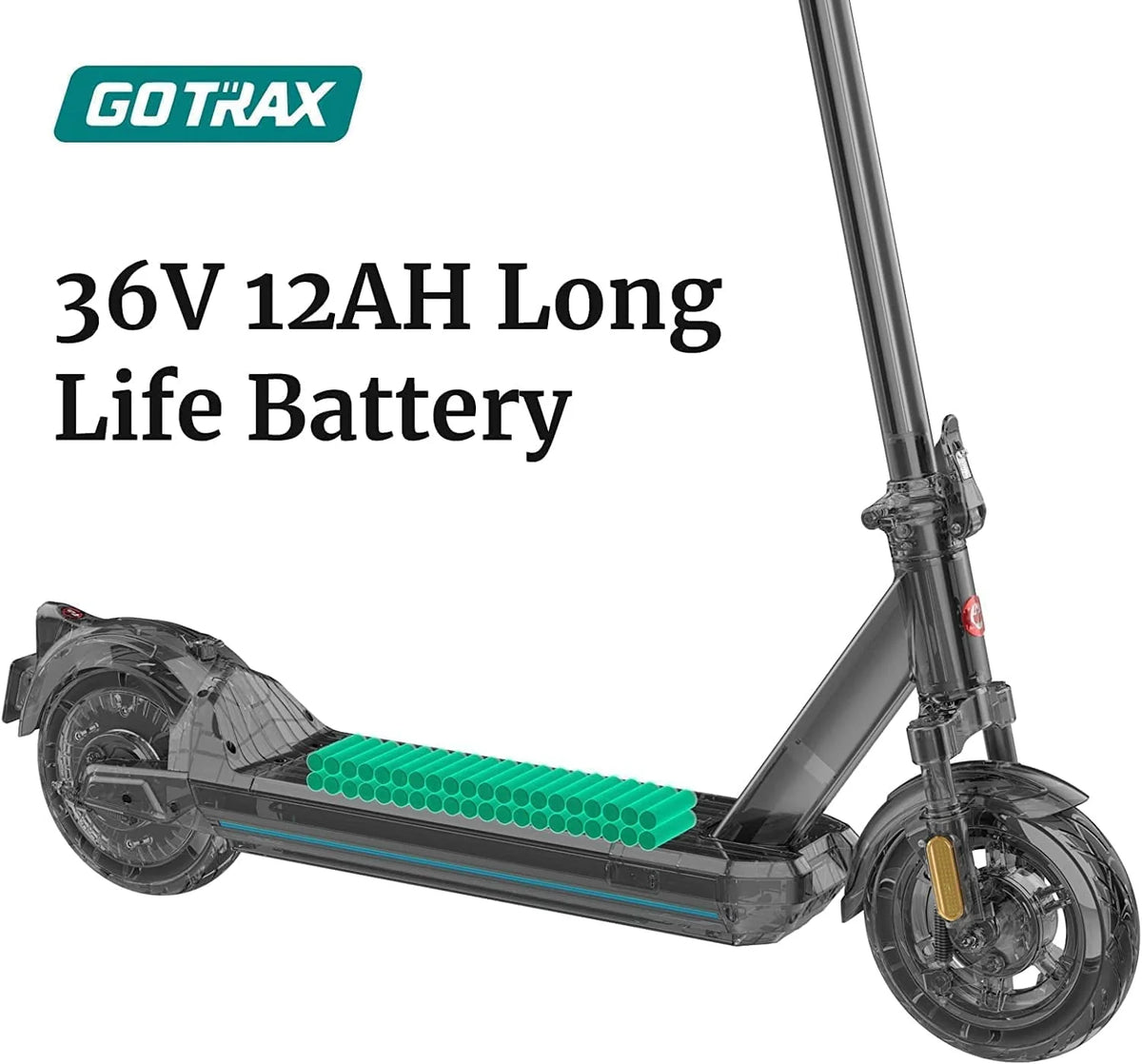 500W Electric Scooter with 10 Air-Filled Tires T3519