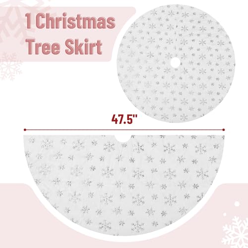 Knitted Christmas Tree Skirt 48 inches F89983