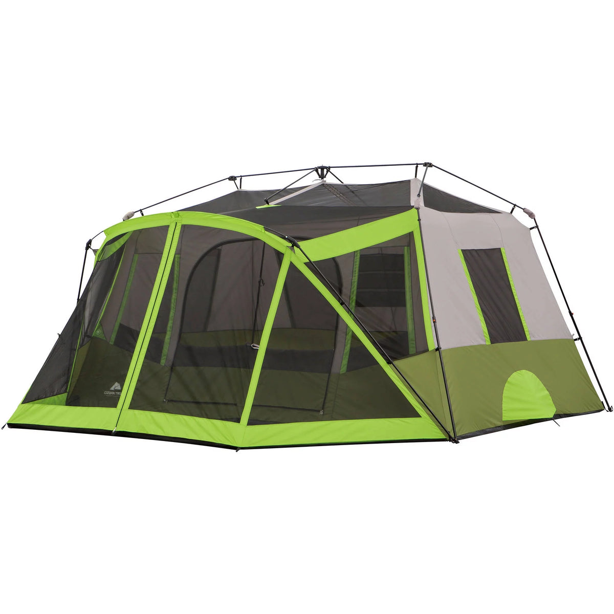 14' x 13.5' 9 Person 2 Room Instant Cabin Tent with Screen Room J93976