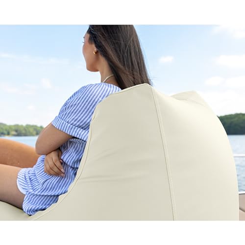 Black & White Stripes Outdoor Bean Bag Chair Y100166