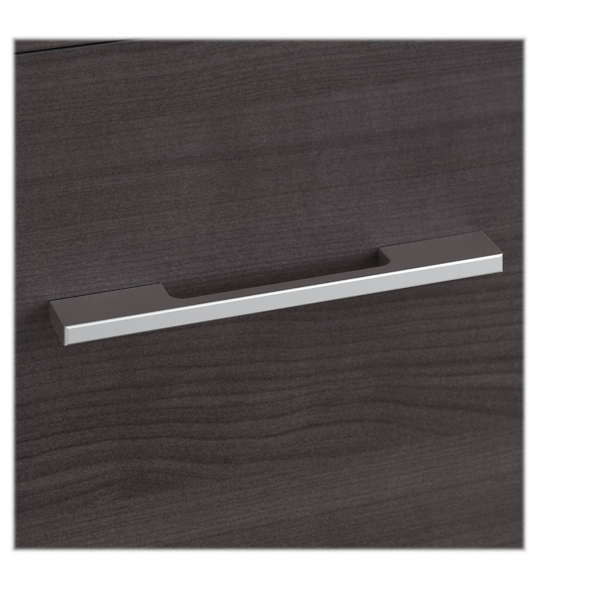 Storm Gray Storage Cabinet with Drawers and Shelves W1676