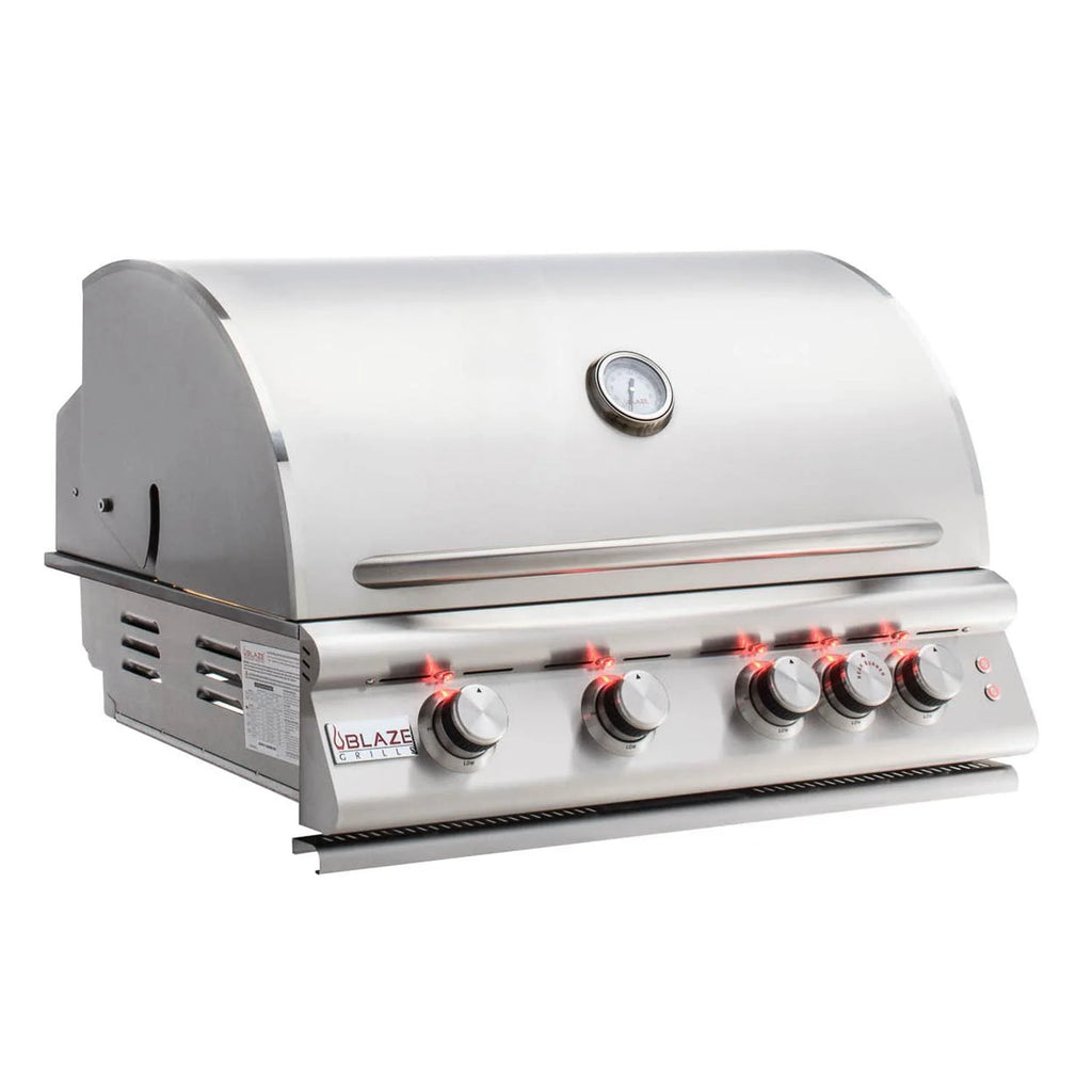 32 Built-In Natural Gas Grill with Lights B83463
