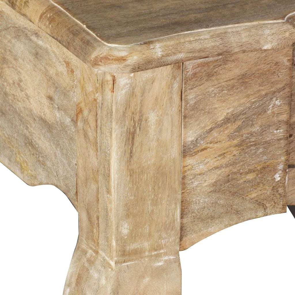 Console Table with 3 Storage Drawers Mango Wood A337632
