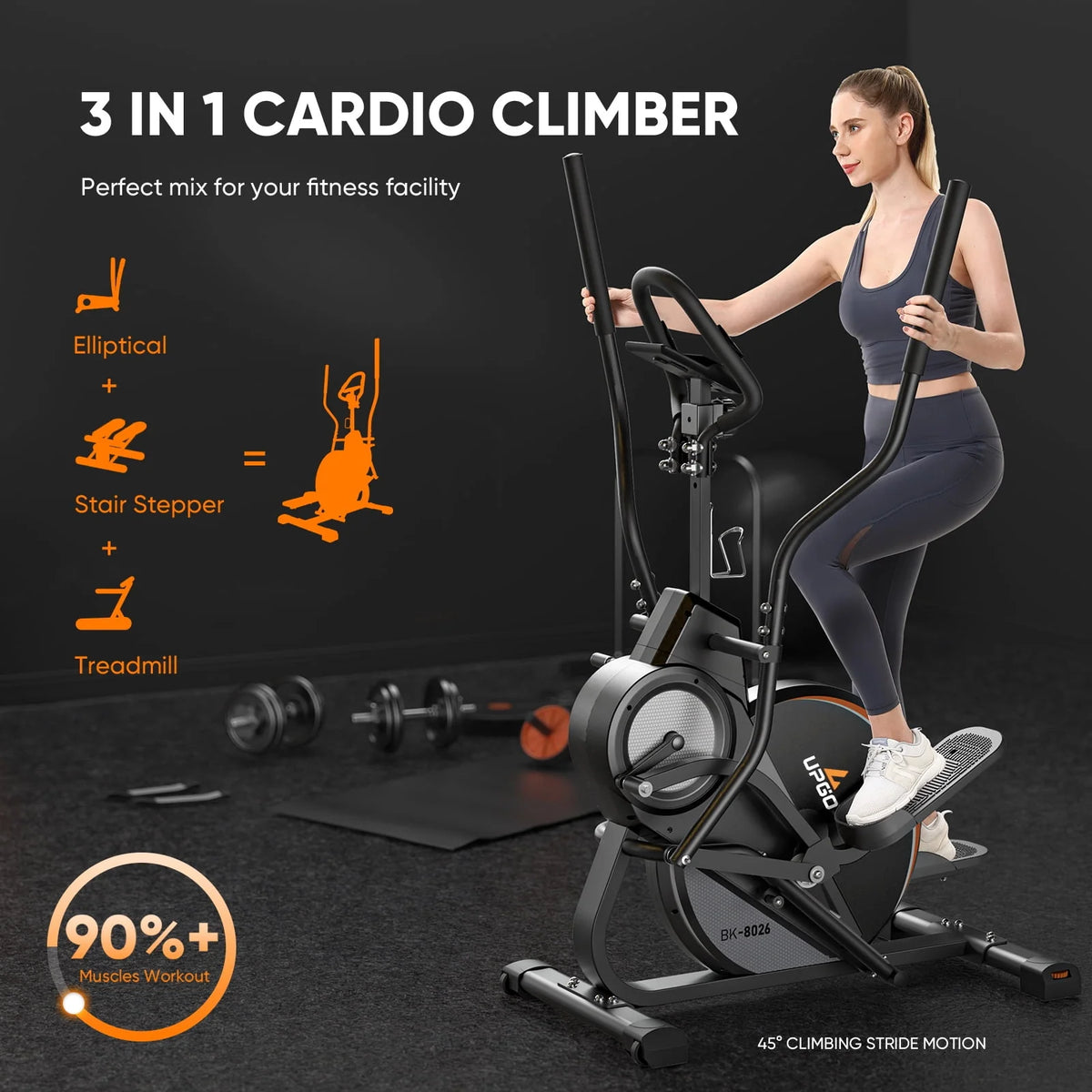 Stepping Elliptical Machine M812