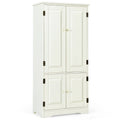 White 2-Door Accent Storage Cabinet with Adjustable Shelves H88184