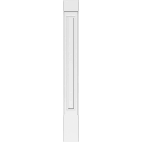 Raised Panel PVC Pilaster with Capital and Base (Pair) V195591