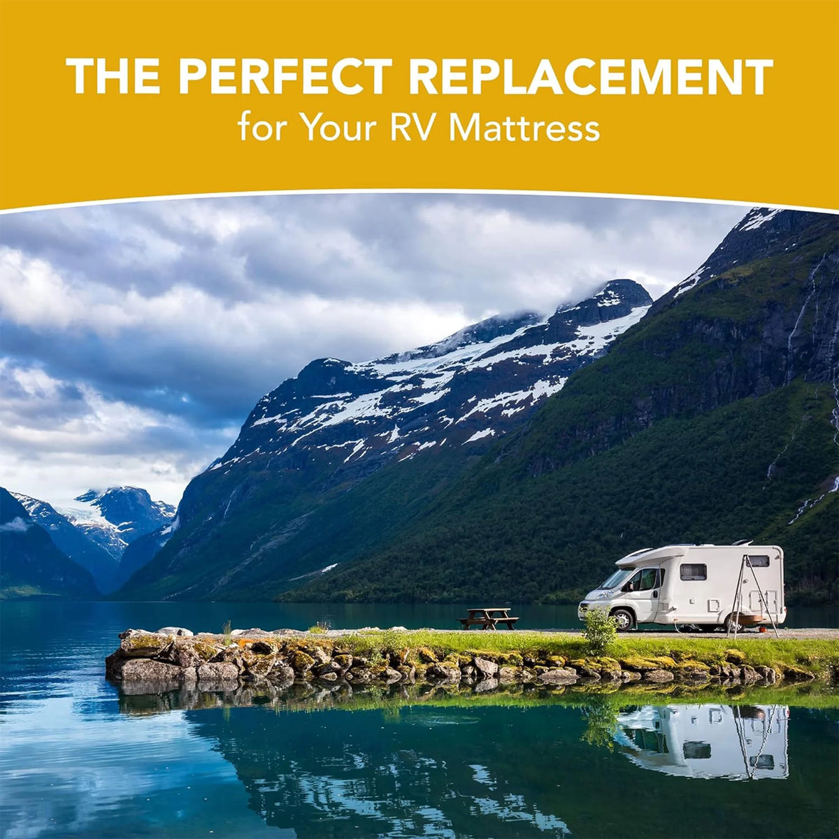 8 Inch Gel Memory Foam RV Queen Mattress M353
