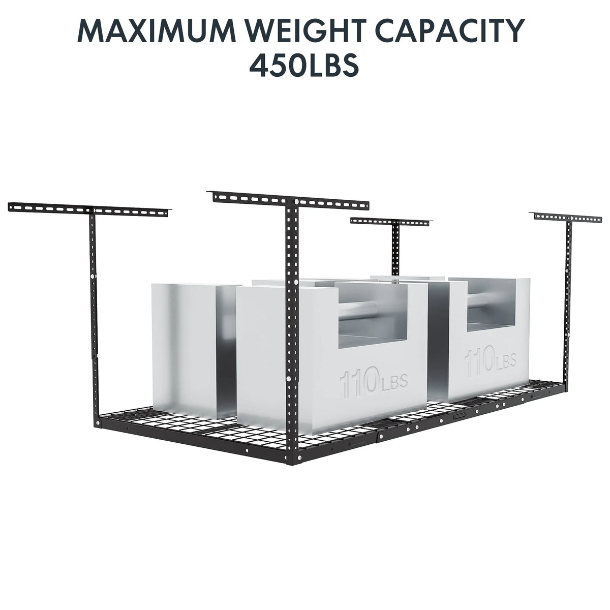 Adjustable Overhead Garage Storage Rack 3' x 6' V94976
