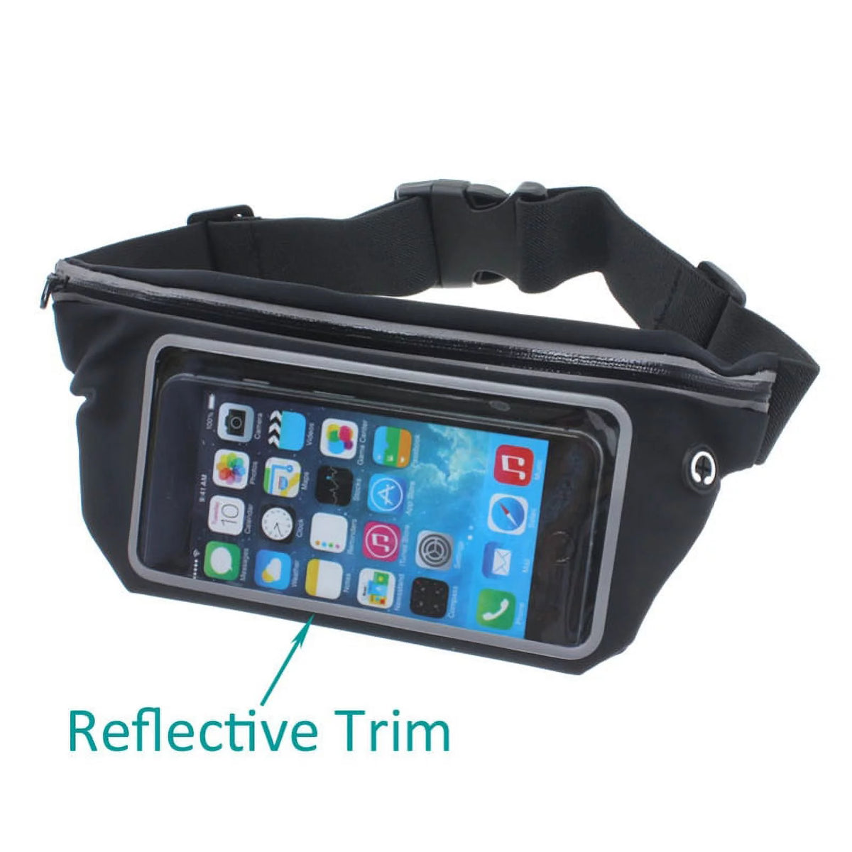 Wireless Headphones + Running Waist Bag Combo N5954