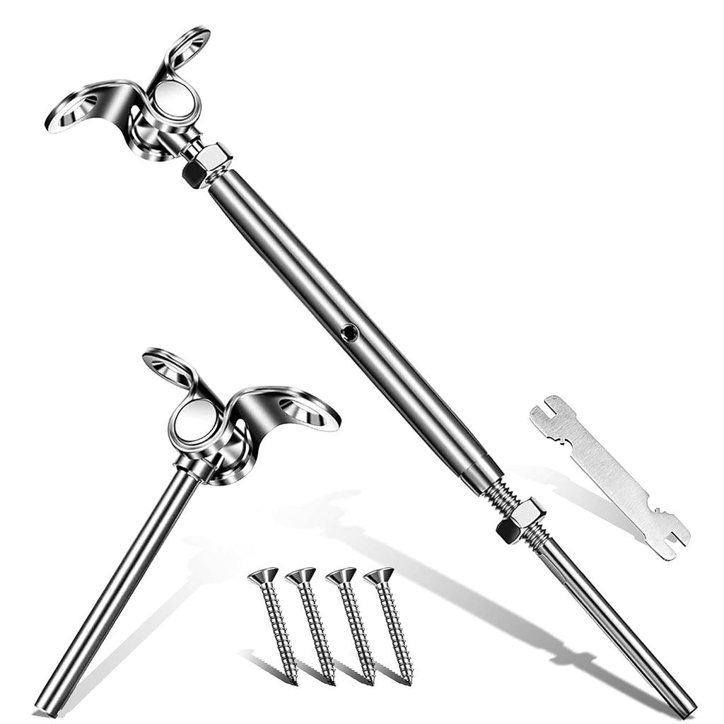 20 Sets T316 Stainless Steel Adjustable Angle Cable Railing Hardware Kit W78128
