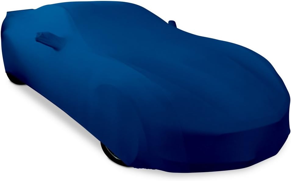 Dark Red Stretch Satin Indoor Car Cover Z7041