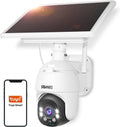 Solar Battery Powered 1080P PTZ Security Camera with 4X Digital Zoom M9329