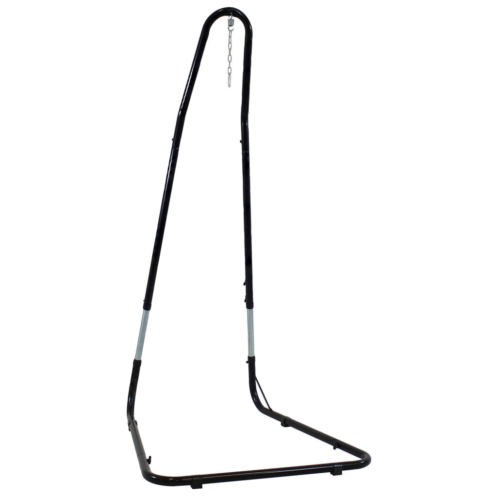 Extra Large Cream Rope Hammock Chair with Stand K4225