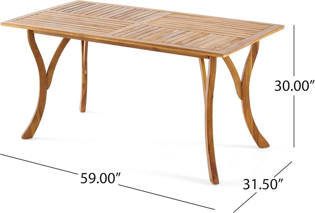 Acacia 7 Pcs Dining Set D602858