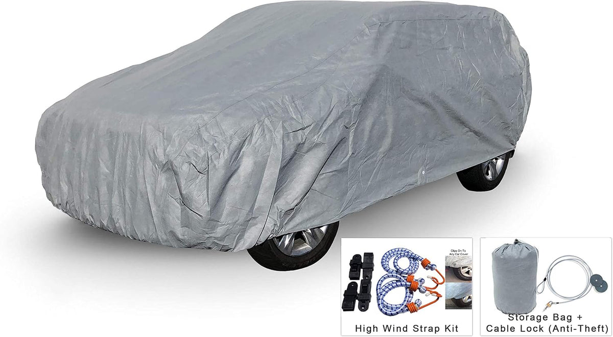 SUV Cover with Cable Lock, Bag & Wind Straps C58601