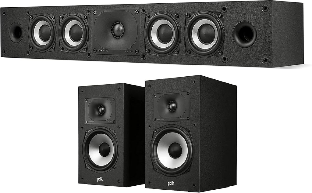 Pair of Midnight Black Bookshelf or Surround Speakers V120234