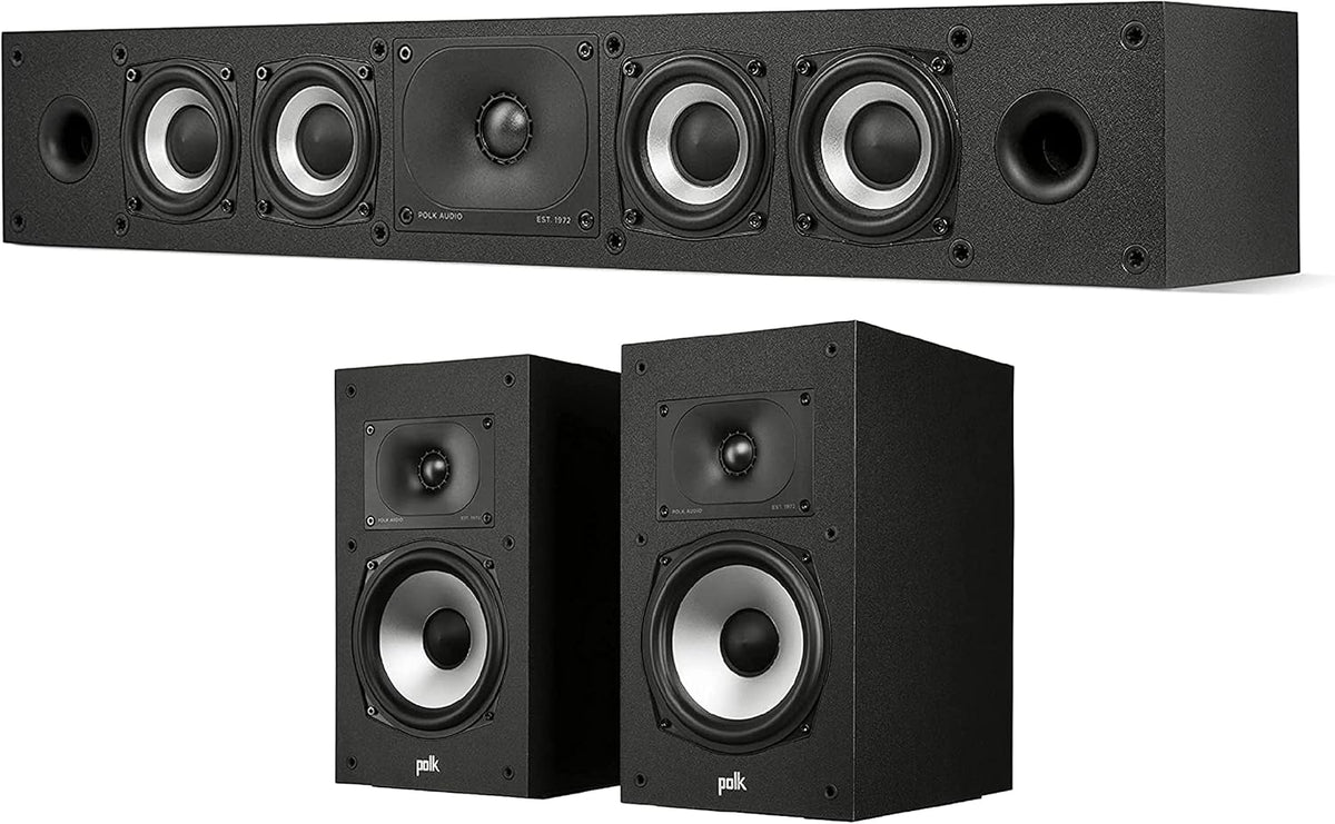 Pair of Midnight Black Bookshelf or Surround Speakers V120234