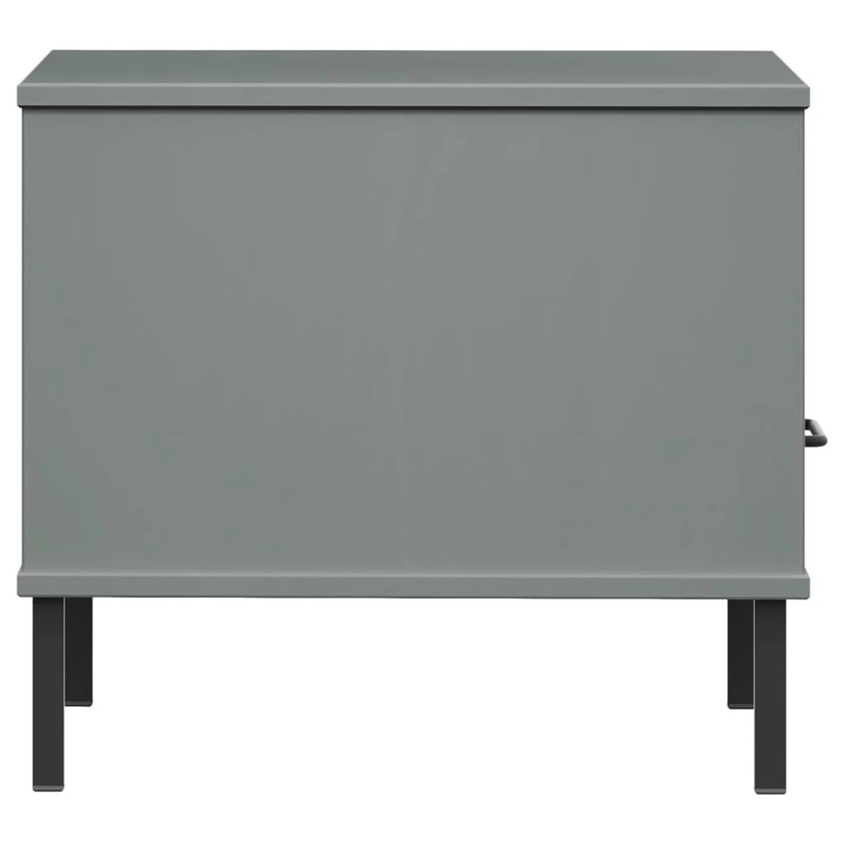 Pine Wood Bedside Cabinet with Storage Drawer and Open Compartment Q930833