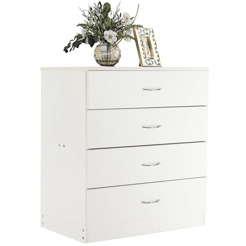 White 4 Drawer Wood Dresser E246188