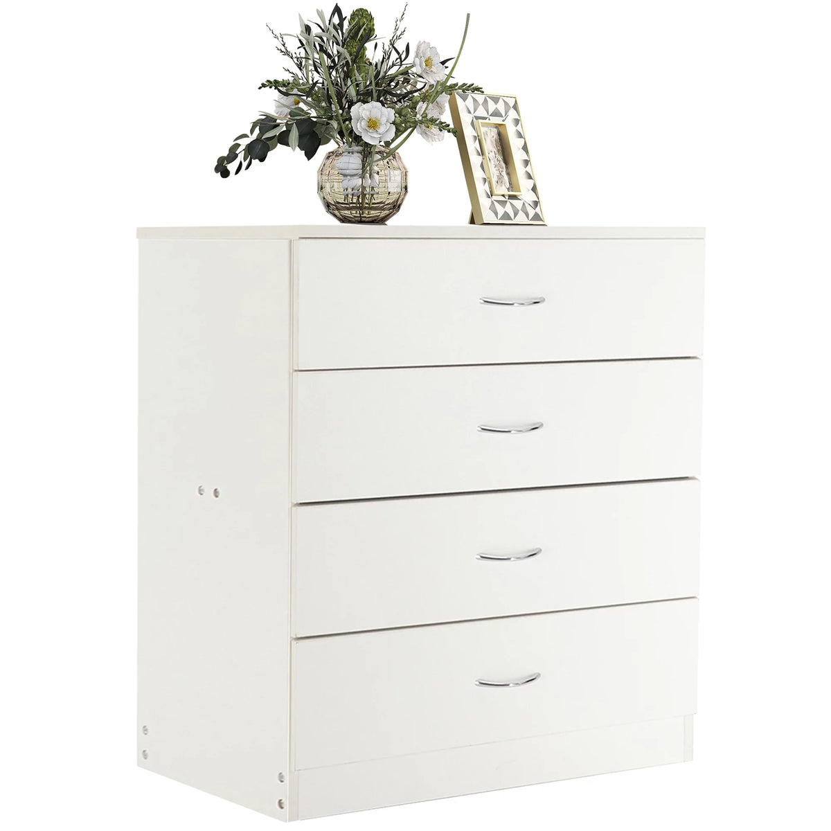 White 4 Drawer Wood Dresser E246188